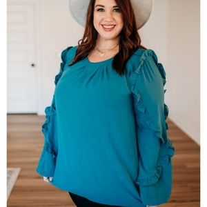 Oddy blouse, 3x in Jade